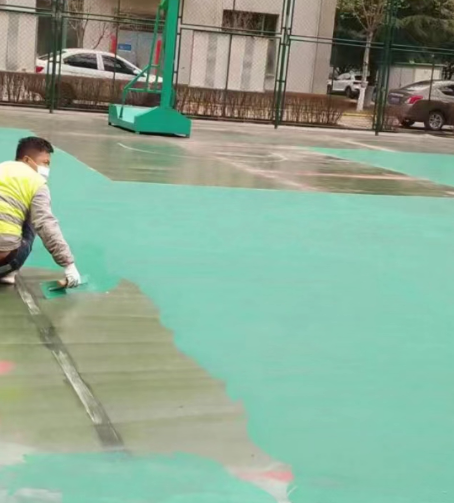 临沧球场地面翻新